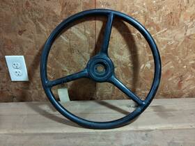 2105524 Gmc Cckw Steering Wheel Military 6x6 Vintage Original Black 1940s 1950s