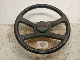 235.gm8393 Gmc Black Leather Steering Wheel With Horn Button From 1993 Chevrolet S10 12509391