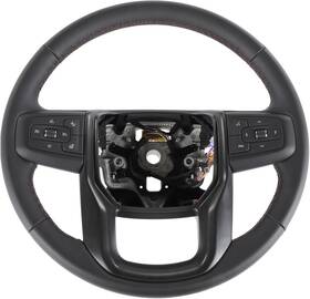 85610053 Gmc 86510195 Sierra Hd At4x Leather Wrapped Heated Steering Wheel New Genuine Gm