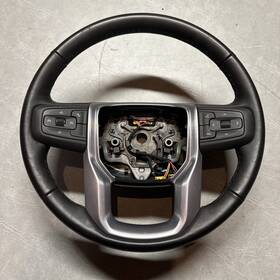 86813332 Gmc 2021 Sierra 1500 2500 3500 Black Brushed Steering Wheel Oem