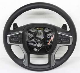 86827463 Gmc Sierra Oem Steering Wheel For Chevy Silverado Black Leather