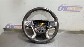 235.gm9a17 Gmc Truck 17 2017 Acadia Oem Steering Wheel Brown Leather Heated