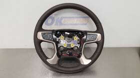 235.gm9f18 Gmc Truck 18 Yukon Denali Steering Wheel Dark Atmosphere Leather