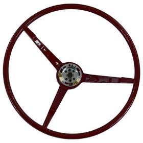 Wl20-66r Golden Star Steering Wheel 1966 Ford Mustang Dark Red Finish