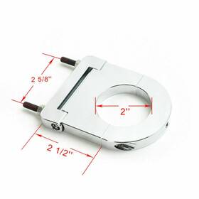 Car-scd-200250-chr-0619 Golfcartparts For 2 Inch Steering Column 2.5 Swivel Drop Chrome Aluminum Universal Street Rod