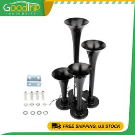 Go108090t01 Goodtrip-autoparts Fits Truck Pickup Ford Chevy Ram Toyota Train Air Horn 4 Trumpet Super Loud