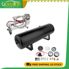 Go108093t01 Goodtrip-autoparts Fits Train Truck Boat Air Horn Compressor 200psi 3gal Tank Onboard System