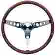 81126002017 Grant Chrome Steel 15 In Diameter Classic Wood Steering Wheel P N 201 Grt201