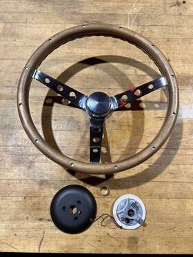 Gr201 Grant Classic Wood Steering Wheel - 15 Inch 3 Spoke
