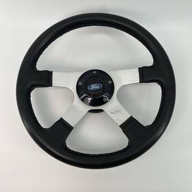 Mqp415x5685 Grant 13 1/2 Bronco 4 Spoke Steering Wheel F100 F150 F250 F350 Has Crack Leather