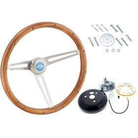 9108986 Grant Products 967 Classic Nost. Wood Steering Wheel Fits Chevy With Install Kit