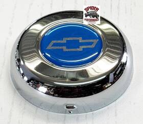 Sp5630 Grant Steering Wheel Chrome Horn Button Kit Blue Bowtie