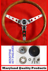 Grant Steering " Walnut Barracuda Real Wheel Belvedere Prices 13.5 Fury Cuda Wood