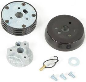 W5163 Grant Steering Wheels Black Billet Aluminum Mount For Signature Series
