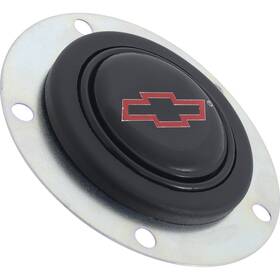 W5660 Grant Steering Wheels Signature Series Black Insert With Red Bow Tie Logo Horn Button