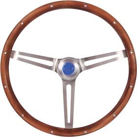 W967 Grant Steering Wheels Classic Nostalgia Wheel With Bowtie Cap 3 Spoke Walnut Wood