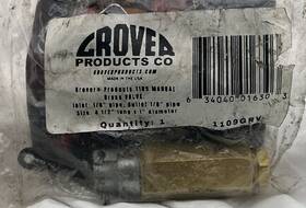 1109grv Grover Products 634040016303 Air Horn Brass Valve