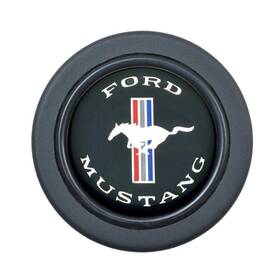 21-1625 Gt Performance - Euro Colored Mustang Black Anodized Horn Button