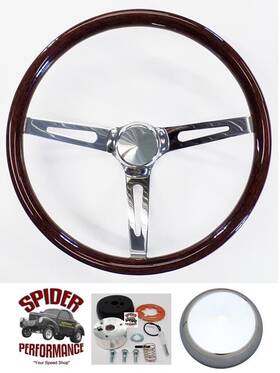 Sp145437a Gt Performance 1968-1969 Amc Rebel Amx Javelin Steering Wheel 15 Inch Muscle Car Wood