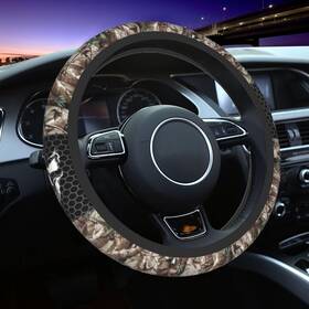 Wzx21073102 Harooni Camo Steering Wheel Cover Universal 15 Inch 15inch