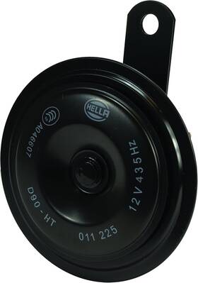 012588071 Hella Black 92mm 12v Disc Horn Ht Universal Fit-single