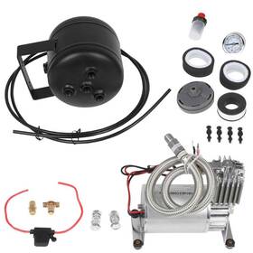 Hd169900801 Hightechde Fits 0.5 Gallon Air Tank 5 Ports 150psi 12v Compressor Kit