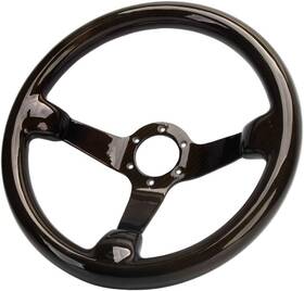 Hwp-fxp-016 Hiwowsport 350mm Racing Carbon Fiber 3 Inch Dish Steering Wheel Combat Gloss Surface