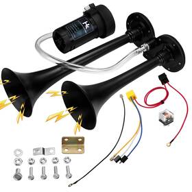 B07yxv69kv Hk 150db Super Loud Dual Trumpet Air Horn Kit With Compressor For Vehicles Truck