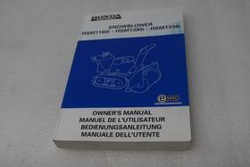 00x36-v15-6120 Honda New Oem Snowblower Owners Manual