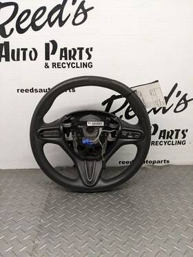 235.ho1c06 Honda 2006-2011 Civic Oem Steering Wheel Wear On Top 06 07 08 09 10 111142569