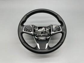 235.ho1d17 Honda 2016-2021 Civic Ex-l Steering Wheel Leather Black Oem