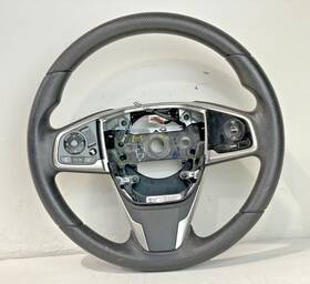 78500-teg-b000-m1 Honda 16-21 Civic Steering Wheel Black Leather With Multifunction Switches # 88401