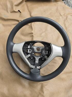 N61za Honda 78501 07-08 Fit Oem Steering Wheel Nice Condition Without Leather