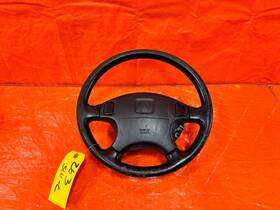 78501-s30-e72za Honda 98-01 Prelude - Steering Wheel Black Leather Wrap Wear Oem #263