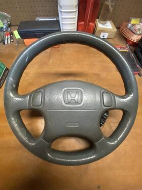 78501-s30-e72zc Honda 99-00 Civic Si Em1 Factory Steering Wheel Oem