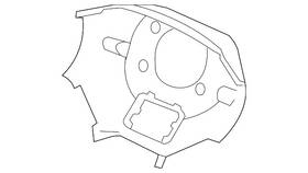78518-sjc-a61za Honda Genuine Lower Cover