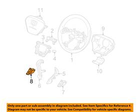 35880scva31 Honda Oem Element Steering Wheel-audio Stereo Radio Control Switch