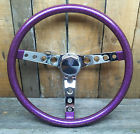 Hot 15 Custom Wheel Syle Gasser Purple Metalflake Vw Rod Vtg Bomb Steering Rat