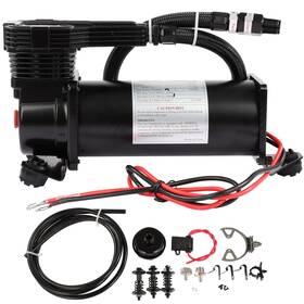 Hp77675a01 Hptour-autoparts For Air Suspension 12v 200 Psi Kit Single Stealth Black Compressor