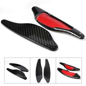 Hukyu 111000275838 For Chevrolet Corvette C7 Steering Wheel Shift Paddle Extension Carbon Fiber