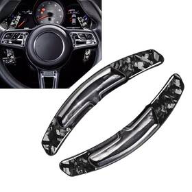 Hukyu 550738132417 Steering Wheel Shifter Paddle Extension For Porsche Panamera Cayenne 911