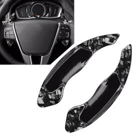 Hukyu 550738304951 Steering Wheel Shift Paddle Extension Fit Volvo V40 V60 S60 S80 Xc60 Xc70