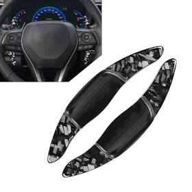 Hukyu 550738381594 Steering Wheel Shift Paddle Extension For Toyota Camry Corolla Avalon Rav4