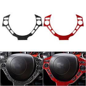 Hukyu 550738536802 Steering Wheel Button Frame Cover Trim For Nissan Gtr R35 2008-2016