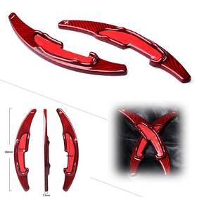 Hukyu 550738942689 Steering Wheel Shift Paddle Extension Shifter For Bmw M2 M3 M4 M5 M6 X5m X6m Red