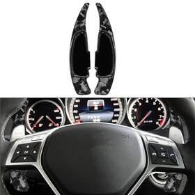 Hukyu 550738974055 Steering Wheel Shift Paddle Extension Fit Mercedes Benz A C E Cla Class