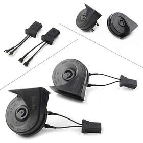 Hukyu 612046583425 Snail Horn For Vw Jetta Polo Passat Golf Touran Touareg 12v 125db Loud Carhorn