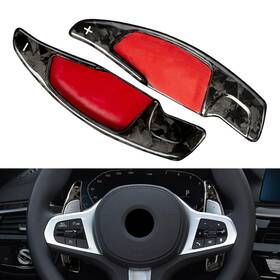 Hukyu 612063682682 Forged Carbon Fiber Steering Wheel Paddle Shifter Extension For Bmw 5 7 Series