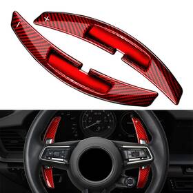 Hukyu 921000224435 Forged Carbon Fiber Steering Wheel Paddle Shifter Extension Fit Porsche 911 2021