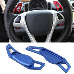 Hukyu-2050yfa055 Hukyu Car Blue Steering Wheel Shift Paddle Extension For Benz Smart Fortwo W451 07-14